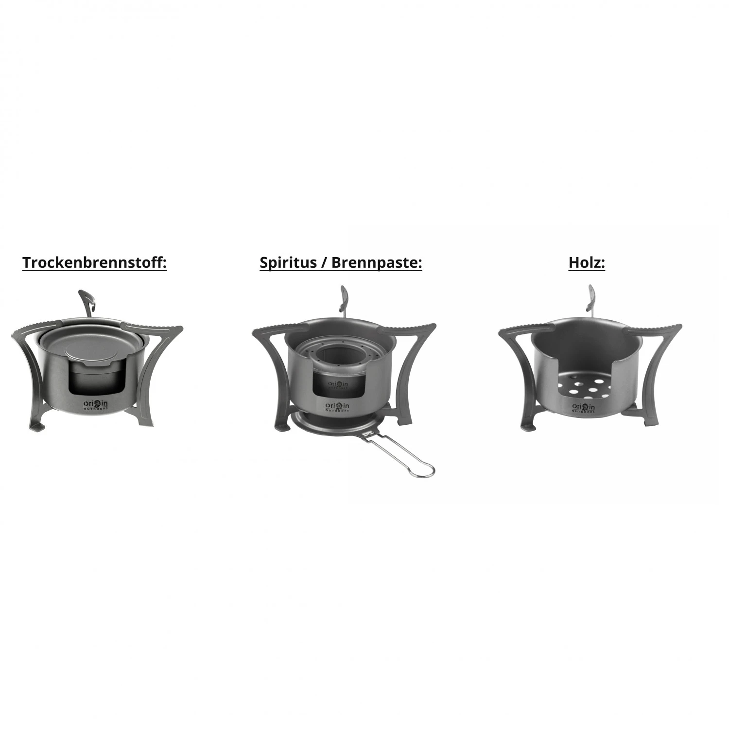 Origin Outdoors Titan Kocher Combo - Trockenbrennstoffkocher – Bild 6