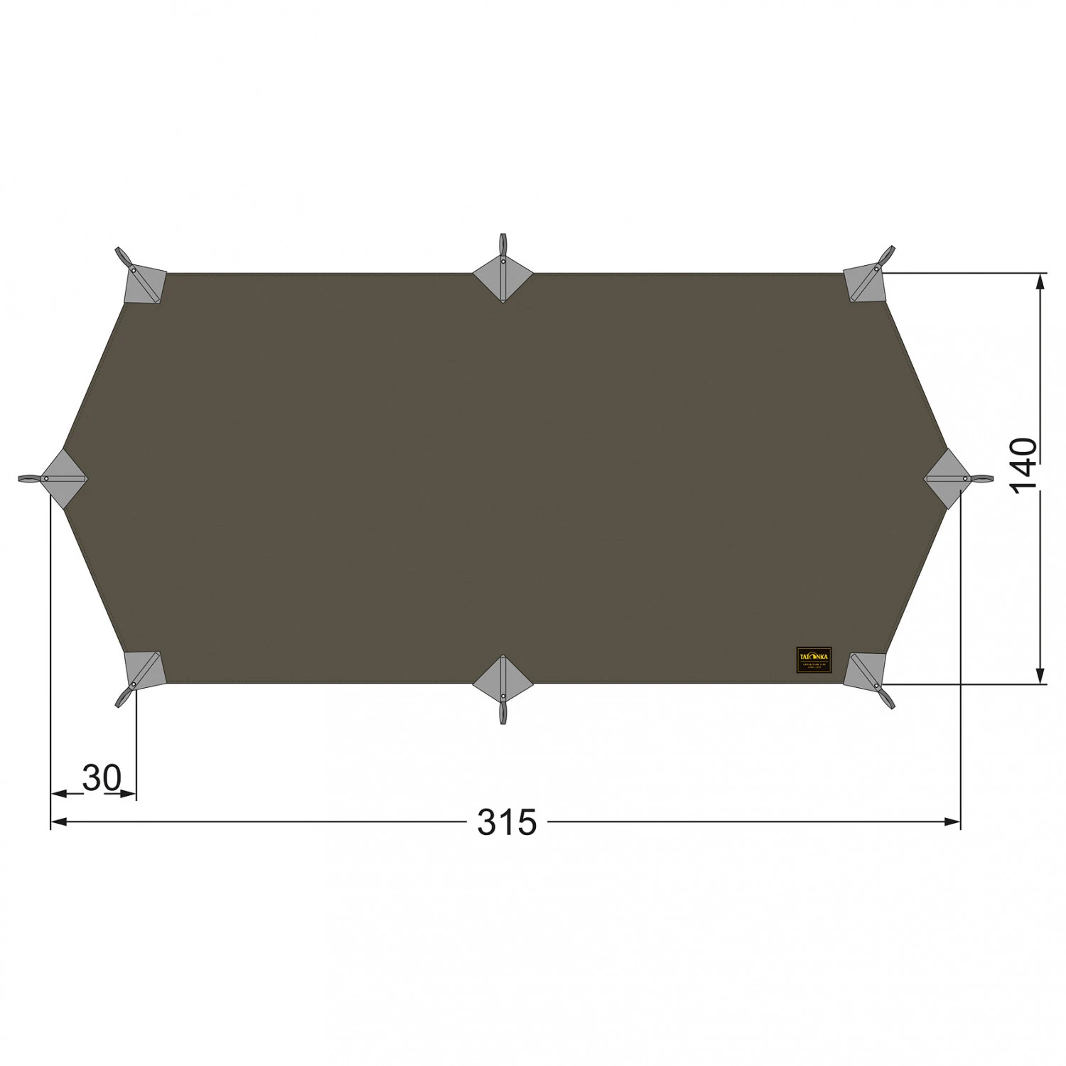 Tatonka Tarp Wing 1 LT - Tarp – Bild 2