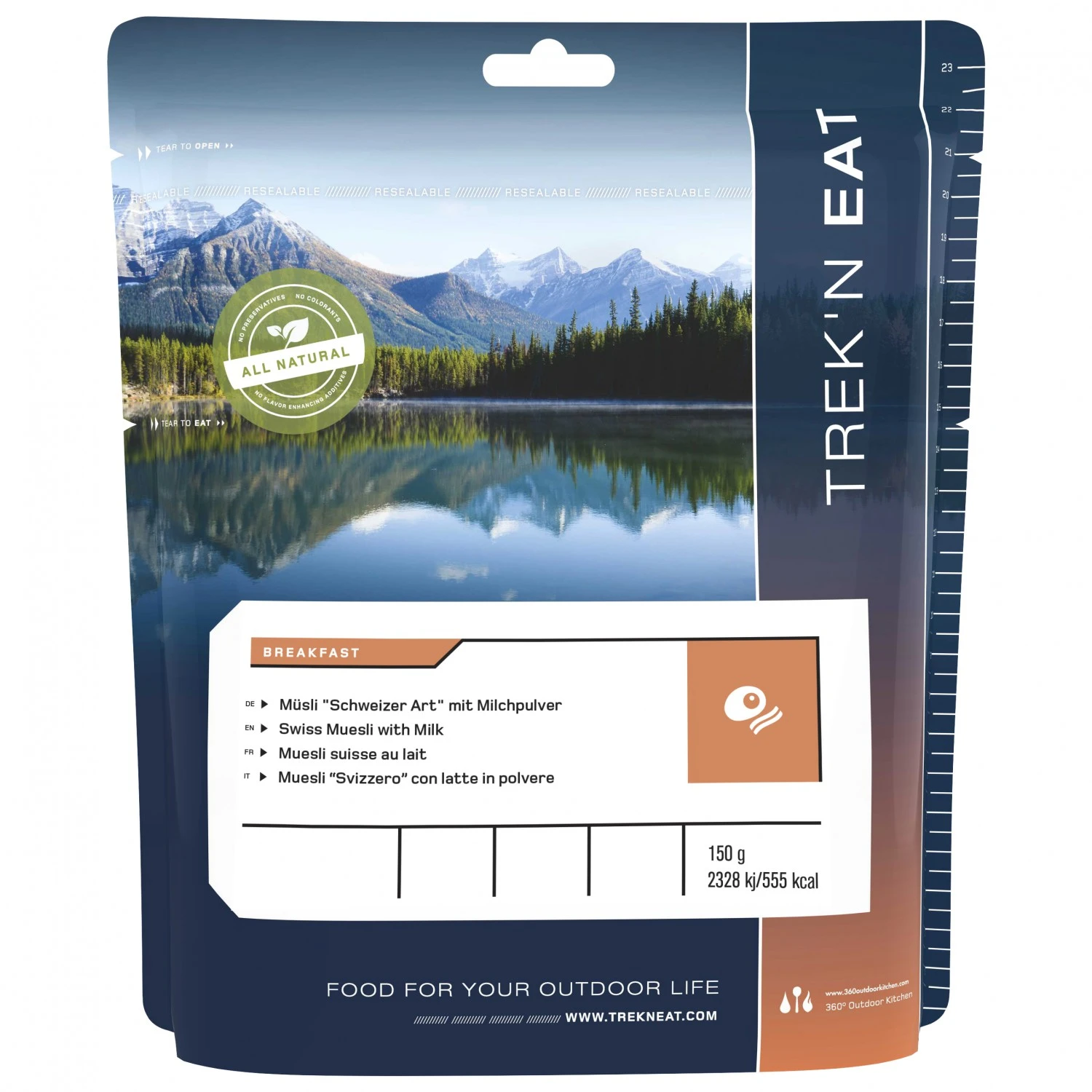 Trek'n Eat Müsli Schweizer Art (mit Vollmilch)